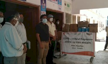 सहगल फाउंडेशन ने बहरोड़ उपजिला अस्पताल को दिए मैडिकल किट