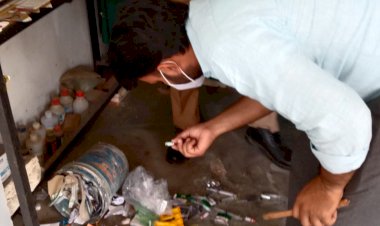 झोलाछाप चिकित्सकों के खिलाफ चलाया छापेमारी कार्यवाही अभियान