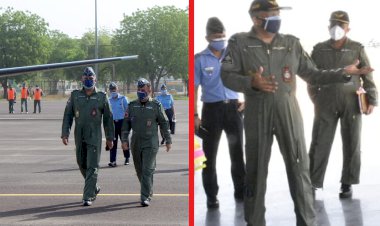 हर काम देश के नाम, एयर ऑफिसर कमांडिंग चीफ मार्शल संदीप सिंह ने किया जोधपुर और जैसलमेर एयरफोर्स स्टेशन का दौरा