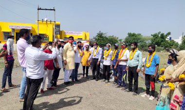 भीलवाड़ा मे  भाजपा मंडल ने  किया चिकित्साकर्मीयो, सफाई कर्मचारी एवं आंगनवाड़ी कार्यकर्ताओं का स्वागत व सम्मान समारोह आयोजित