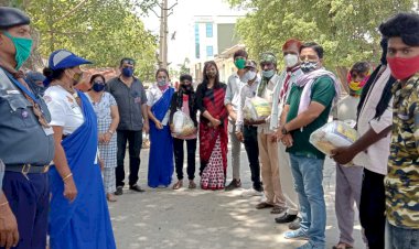 मानवाधिकार सुरक्षा संगठन ने 51 जरूरतमंद परिवारों को दी निशुल्क राशन किट