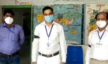 राजस्थान के आयुष नर्सेज व अन्य स्टाफ ने पदनाम परिवर्तन की मांग को लेकर ड्यूटी के दौरान काली पट्टी बांधकर जताया विरोध जताया