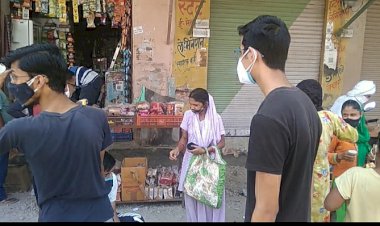 सेवा भारती संस्थान ने किया आयुर्वेदिक काढ़े का वितरण