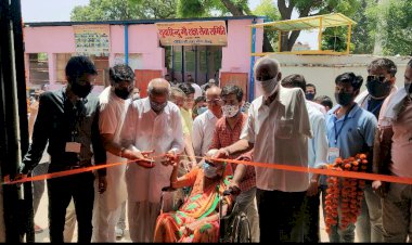झंवर परिवार ने कराया गौवंश के लिए चारा संग्रहालय भवन का निर्माण