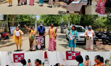 राजस्थान में बढ़ते महिला अत्याचारों के खिलाफ भाजपा महिला मोर्चा ने राज्यपाल को सौपा ज्ञापन