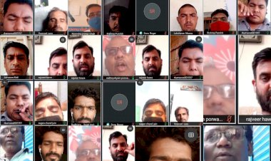 भाजपा पदाधिकारियों ने किया वर्चुअल संवाद