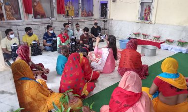 दो दिवसीय नव ग्रह मूर्ति प्राण प्रतिष्ठा कार्यक्रम का हुआ आयोजन