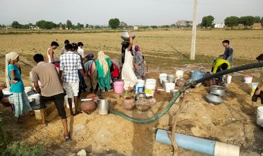 ग्राम नूरनगर की जाटव बस्ती में करीब एक माह से छाया पेयजल संकट शिकायत के बाद भी नहीं हो पा रही है  सुनवाई