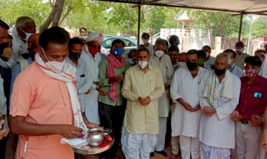 सीएचसी मे भामाशाहों के द्वारा निर्मित कमरे का विधायक ने किया शिलान्यास