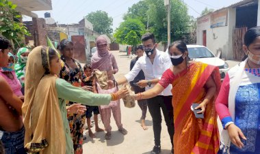 भीलवाड़ा के युवा पत्रकार ने वृक्षारोपण कर मनाया जन्मदिन, संकट से जूझ रहे परिवारों की सेवा