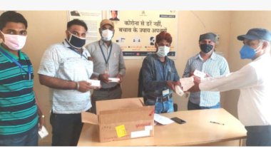इब्तिदा संस्था ने ऑक्सीजन लेवल नापने हेतु स्वास्थ्य केन्द्रों पर ऑक्सीमीटरो का किया वितरण