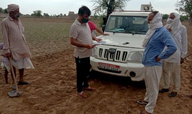 कालवाडी, सालवाडी व मगाेलाकी मे बीडीओ ने मनरेगा विकास कार्याे का किया निरीक्षण