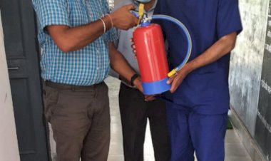 सकट सीएचसी के लिए भामाशाह ने भेट किए 5 अग्निशमन यंत्र