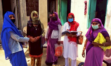 नांगल सालिया में हो रहा मरीजों का डोर टू डोर सर्वे, गाइडलाइन की पालना में लगी कोर कमेटी