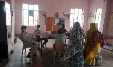 राजीव गांधी केंद्र भैंसडावत में 33 लोगों के हुआ टिकाकरण,30 लोगों के लिए गए सैंपल