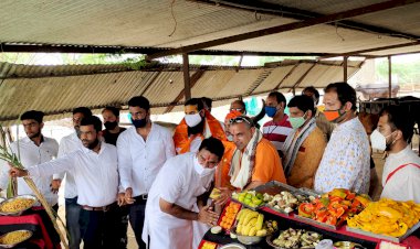 रूणवाल परिवार की अनुठी पहल, मेवाड़ में लगा पहली बार गौमाता के लिए छप्पन भोग