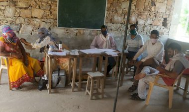 रैणी क्षेत्र के राजपुर छोटा मे 75 लोगो को लगाई गई कोरोना वैक्सीन