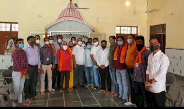 पाराशर युवा प्रकोष्ठ ने किया फ्रंटलाइन वर्कर्स का किया सम्मान