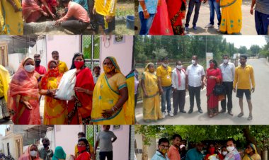 विश्व वाल्मीकि धर्म संगठन द्वारा वृक्षारोपण कर पर्यावरण को बचाने का लिया गया दृढ़ संकल्प