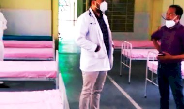 कोविड केयर सेंटर में भामाशाह जेक्वार कम्पनी ने दी आधुनिक सुविधाएं