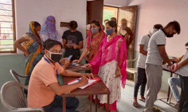 बयाना में 18 व 45 वर्ष से अधिक आयु वर्ग के लोगो को लगाये निशुल्क टीके