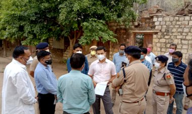 कलेक्टर एवं एसपी पहुंचे बयाना, अस्पताल व पुलिस थाने के लिए भूमि के लिए कई स्थानो का लिया जायजा