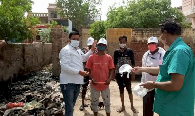 लूपिन फाउंडेशन ने नगर कस्बे मे चलाया स्वच्छता अभियान