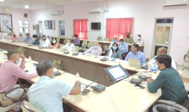 महात्मा गांधी नरेगा में राज्यव्यापी वृहद एवं व्यवस्थित वृक्षारोपण के अभिनव पहल, सघन वृक्षारोपण अभियान की कार्य योजना हेतु बैठक