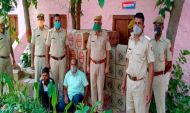 सावर थाना पुलिस की कार्यवाही, 155 पेटी अवैध अंग्रेजी शराब सहित 2 युवक गिरफ्तार