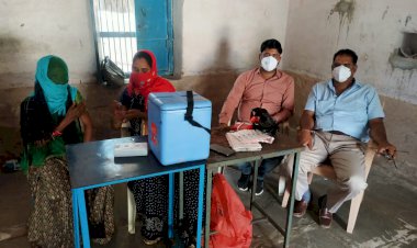 जहाजपुर मे 63 जगहों पर 18+ के युवाओं का हुआ कोविड वैक्सीनेशन