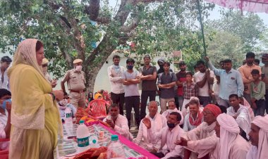 रामगढ़ विधायक ने बड़ौदामेव क्षेत्र में किया जनसंवाद,  लोगो की सुनी समस्याएं