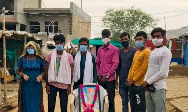 शंखनाद फाउंडेशन ने मनाई महाराणा प्रताप जंयती व गाड़िया लोहारों का किया सम्मान