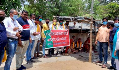 भाजपा ओबीसी मोर्चा ने महाराणा प्रताप को साथ देने वाले गाडोलिया लोहार परिवारों का किया सम्मान