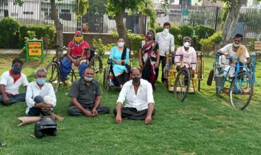 नगरपालिका पार्षद दिव्यांग कु.दाखन देवी की अध्यक्षता मे हुई बैठक आयोजित