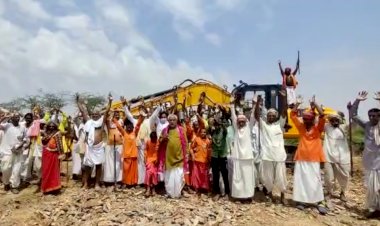 आदिबद्री पर्वत पर हो रहे विनाशकारी खनन पर फूटा ग्राम वासियों का गुस्सा