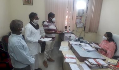 जिंदल सॉ लिमिटेड के एचआर के खिलाफ सौपा ज्ञापन