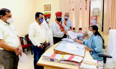 भाजपा किसान मोर्चा ने किसानो एवं विद्यार्थियों के हितों में जिला कलेक्टर को सौपा ज्ञापन