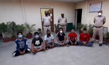 बजरी के मामले को लेकर मारपीट कर जेसीबी व बाइक में तोड़फोड़ के आधा दर्जन आरोपी चढ़े पुलिस के हत्थे