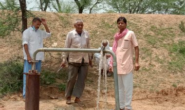 जलदाय विभाग ने पानी की समस्या को दूर करने के लिए कई वर्षों से बंद ट्यूबेल को किया शुरू
