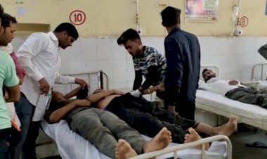 जमीनी विवाद को लेकर एक परिवार दो पक्षो में खूनी संघर्ष, दो महिला सहित पांच घायल, तीन भरतपुर रैफर