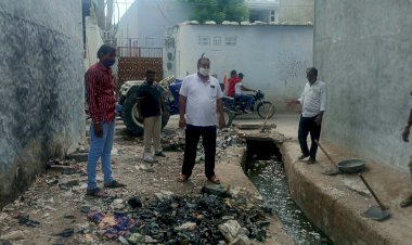 उपसभापति ने कब्रिस्तान और श्मशान मार्ग की सफाई व्यवस्था का लिया जायजा