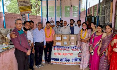 रांदड़ दम्पति ने शादी की वर्षगांठ पर पीड़ित गौवंश के लिए 25000 रुपये की दवाएं भेंट की