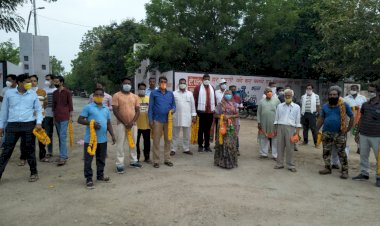 भारतीय जनता पार्टी ने सतीश पूनिया का किया स्वागत