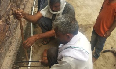 जलदाय विभाग ने काटे 28 अवैध नल कनैक्शन वसूली बकाया राशि