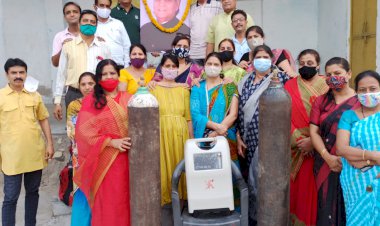 विप्र मेडिकल बैंक हेतु उपलब्ध करवाए ऑक्सीजन कॉन्स्ट्रेक्टर व सिलेंडर