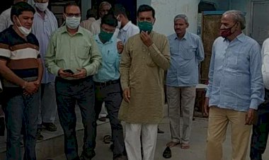 जिला कलेक्टर ने कठूमर व खेडली सीएचसी का किया निरीक्षण