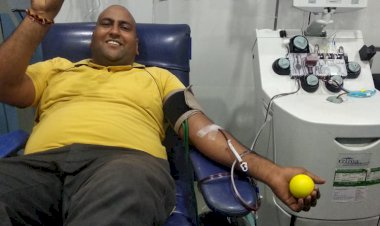 गर्भवती महिला के प्रसव के दौरान आपातकालीन स्थिति में किया ब्लड डोनेट,बचाई जान
