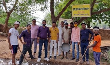 जनूथर मे लुपिन ने किया सफाई  अभियान का शुभारंभ