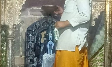 कोरोना से शीघ्र निजात पाने हेतु चारभुजा नाथ का  हर पूर्णिमा को होगा दुग्धा अभिषेक