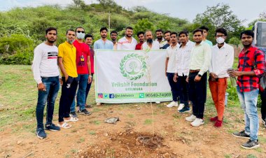 वृक्षित फाउंडेशन द्वारा हाथी-भाटा आश्रम में वृक्षारोपण किया गया
